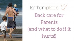 Back care for parents