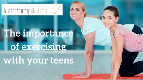 Exercise with teenagers